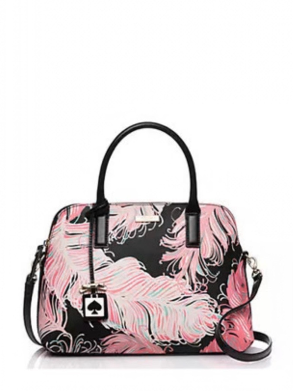 Kate Spade Pink Monogram Interior Tote Purse